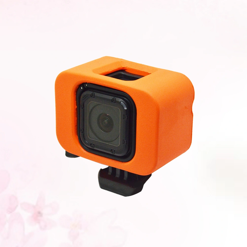 For GoPro Hero 4 Session Floating Floating Set for GoPro 4 5 Session Waterproof Protection Frame Border Shell (Orange)