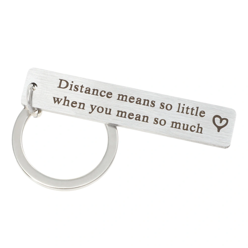 Couple Key Ring Creative Valentine's Day Theme Key Chain Key Bag Decoration