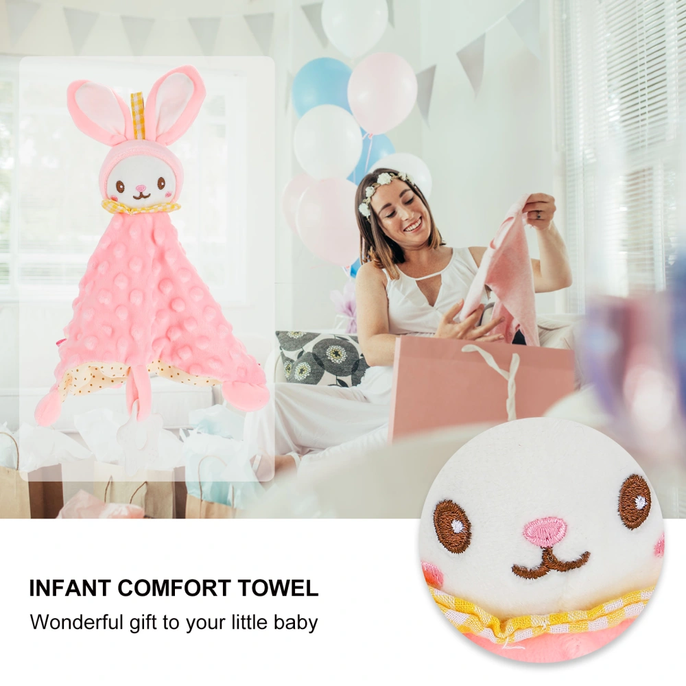 1pc Baby Soothing Towel Baby Appeasing Animal Toy Infant Doll Toy Burp Cloth