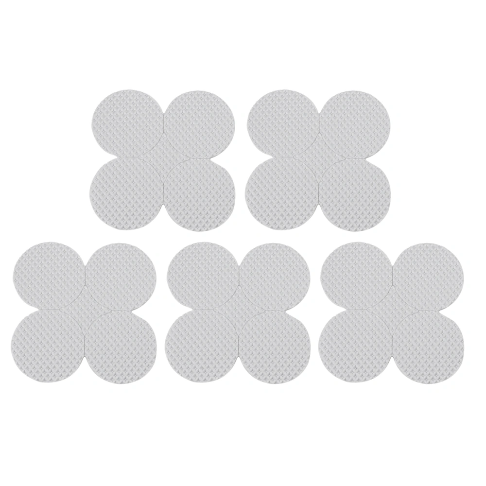 20pcs Round Non-slip Self Adhesive Furniture EVA Table Chair Feet Pads (Grey)