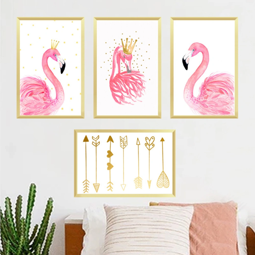 Removable Wall Sticker Home Decor Free Collage TV Background Mural Decor Living Room Flamingo Wall Decal