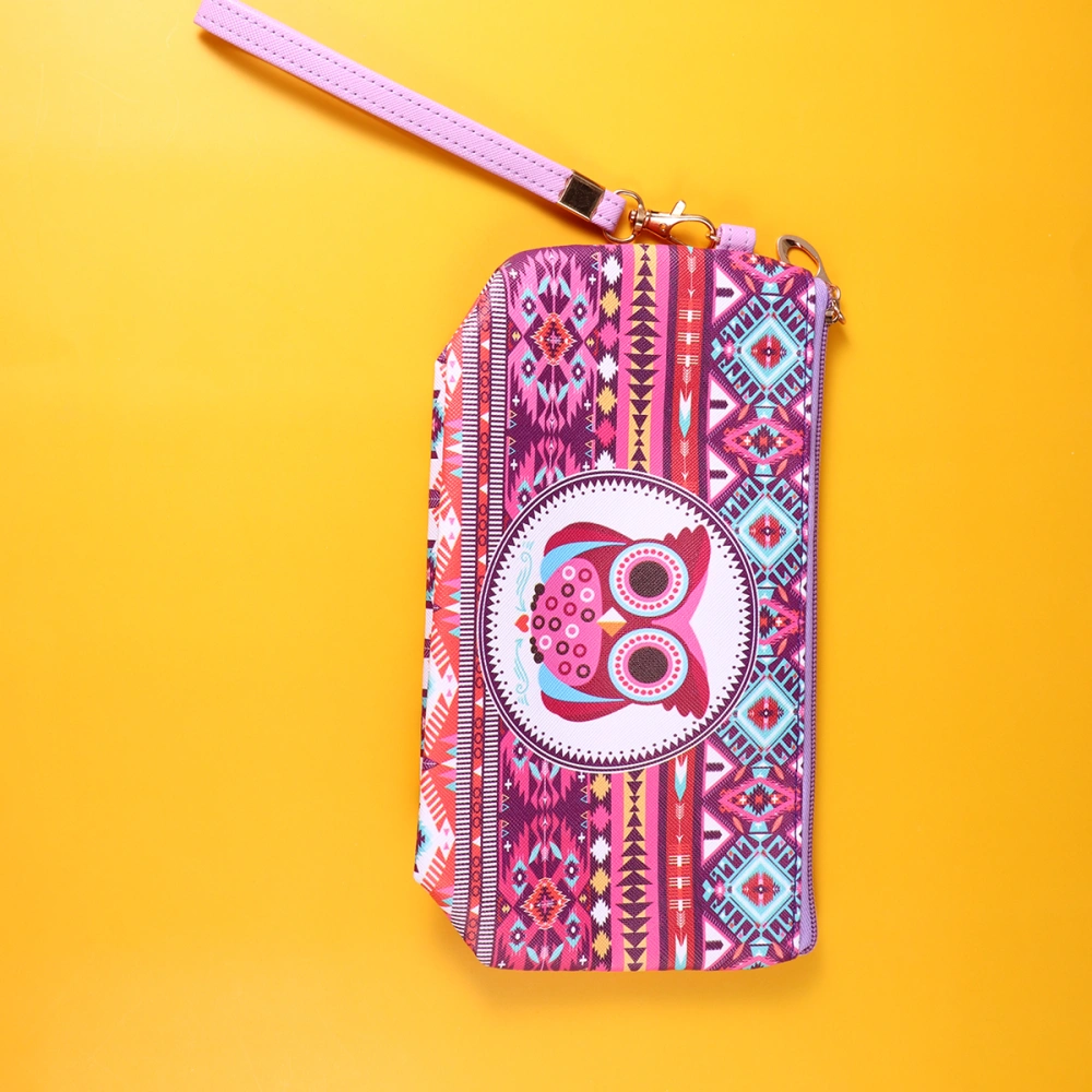 Colorful Owl Printing Makeup Bags Waterproof Portable Storage Bag Multifunctional Handbag Cosmetic Tote Case Toiletry Bag 