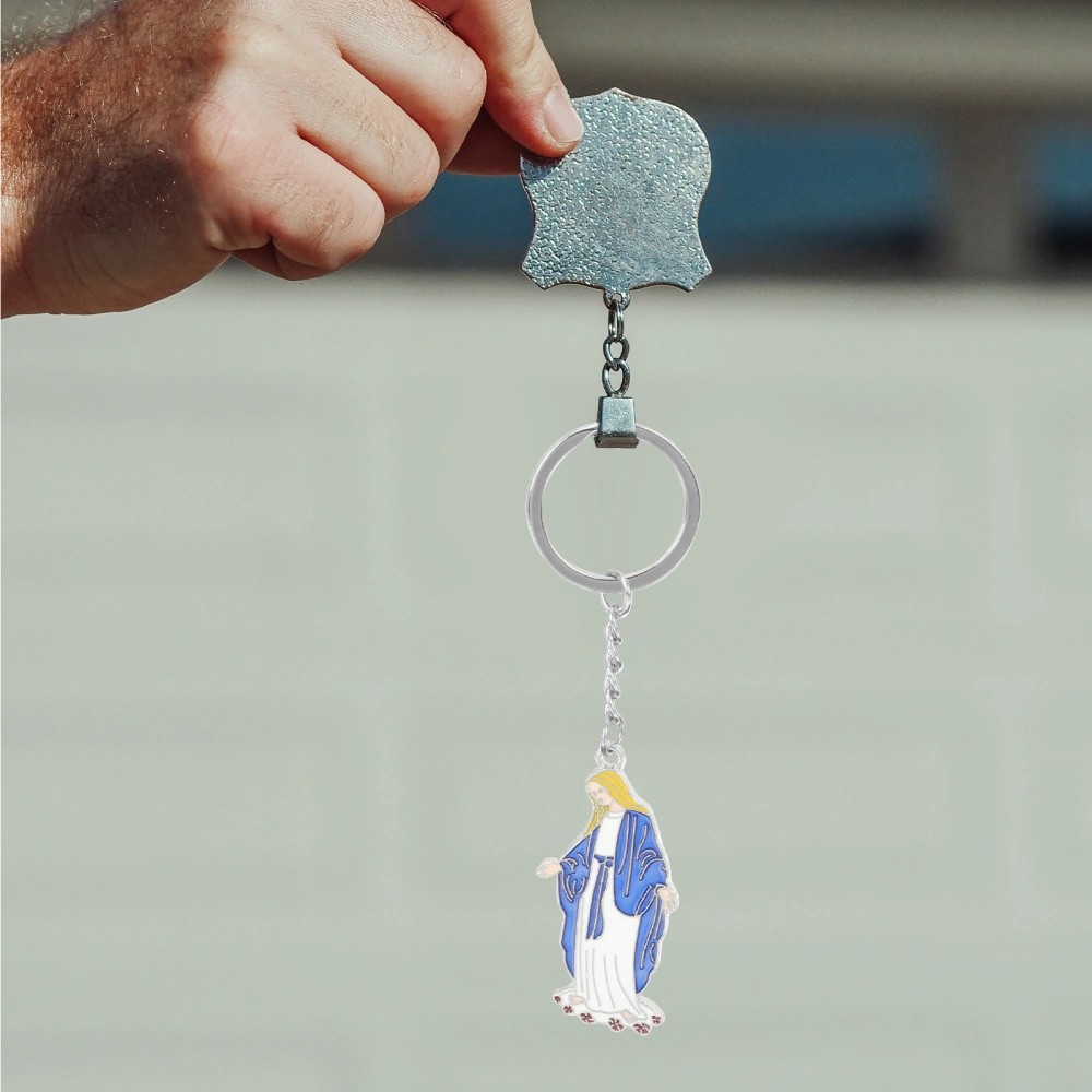 Virgin Mary Key Chain Metal Keychain Bag Charm Keyring Pendant Backpack Charm