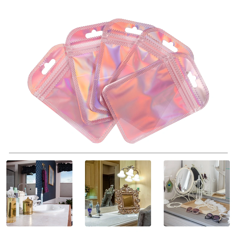 100pcs Self-sealing Bag Small Jewelry Bag Colorful Earring Bag Jewelry Packing Bag