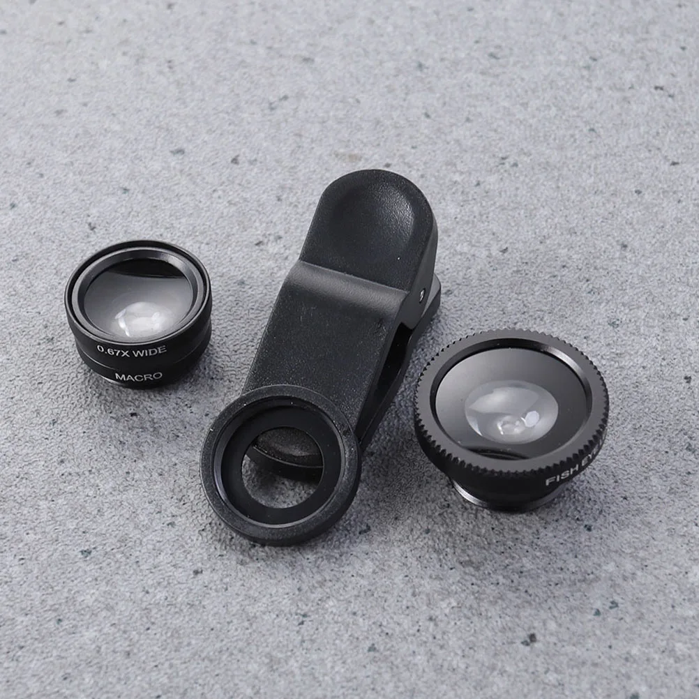 2PCS Lens Universal Mobile Phone Lens Super Wide Angle Lens Macro Lens
