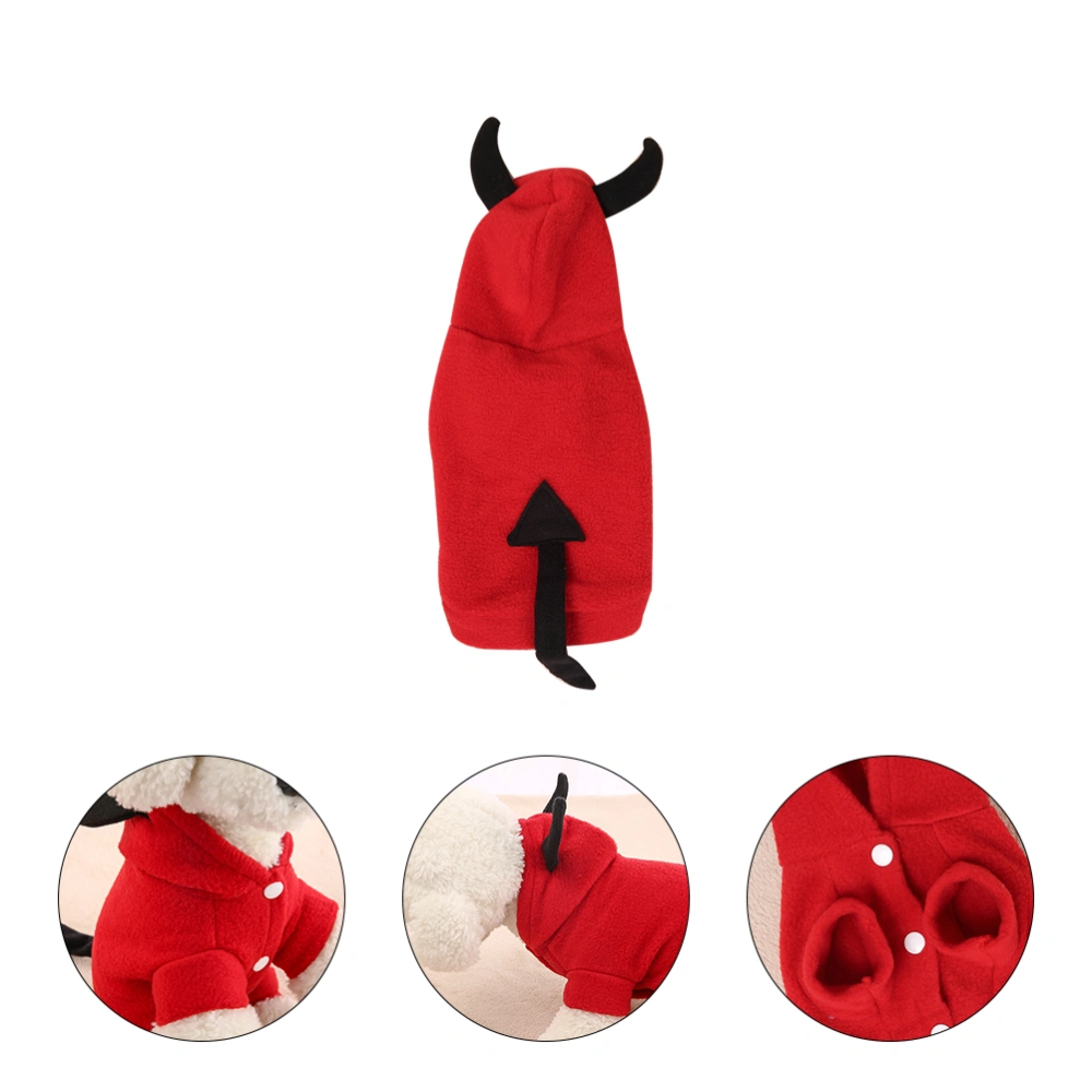 Halloween Pet Costume Stereoscopic Devil Unique Clothes for Pet Puppy