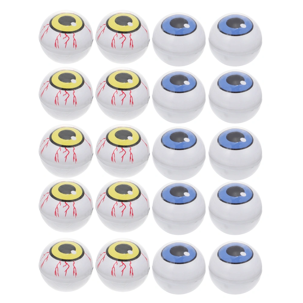 20Pcs Halloween Scary Realistic Eyes Halloween Eyeballs Decoration Horror Props