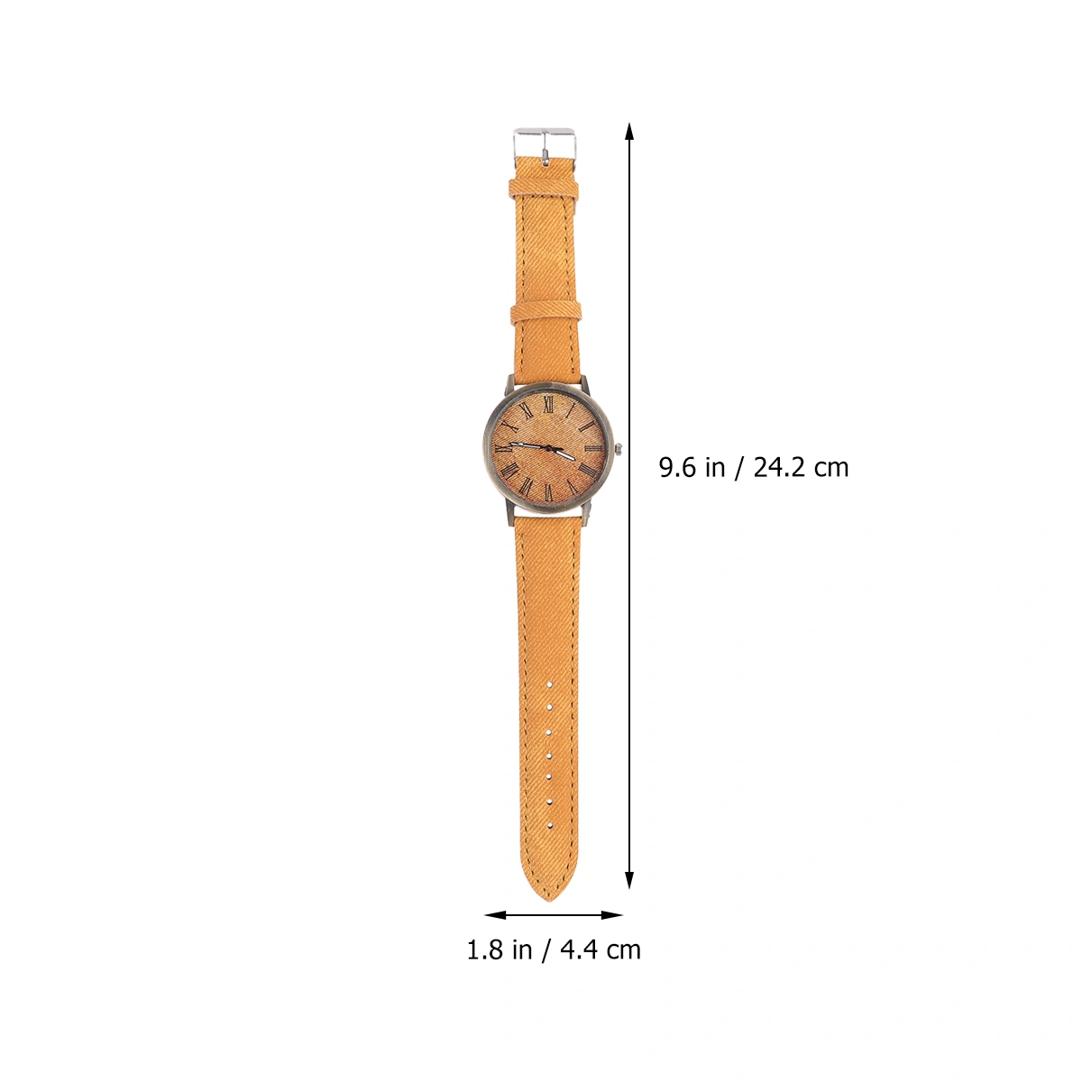 Canvas Watch Fashion Wrist Watch Fashion Quartz Watch Delicate Wrist Decoration Orange