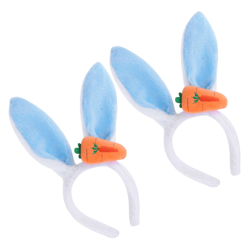 2pcs Easter Creative Hair Adorable Rabbit Ear Headdress Carrot Hair Accessories (Style 17)