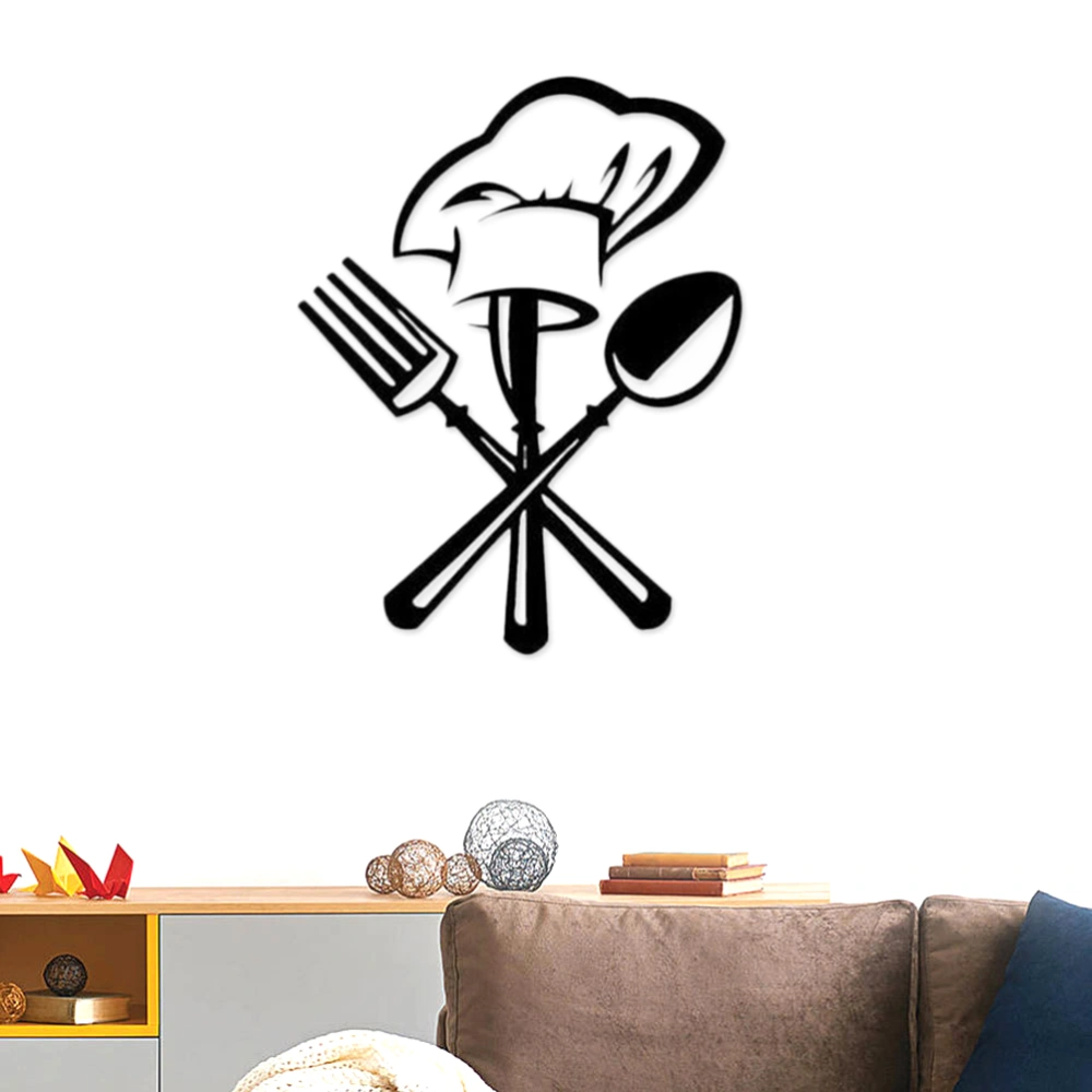 Kitchen Cutlery Wall Sticker Creative Kitchen Restaurant Wall Decoration Mural Decals