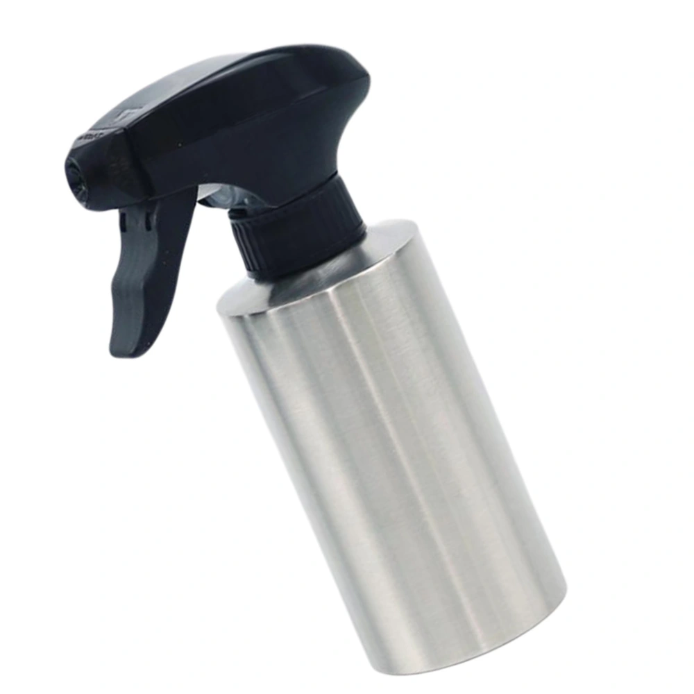 1pc Oil Spray Bottle Oil Sprayer Oil Storage Container for Cooking BBQ (Silver)