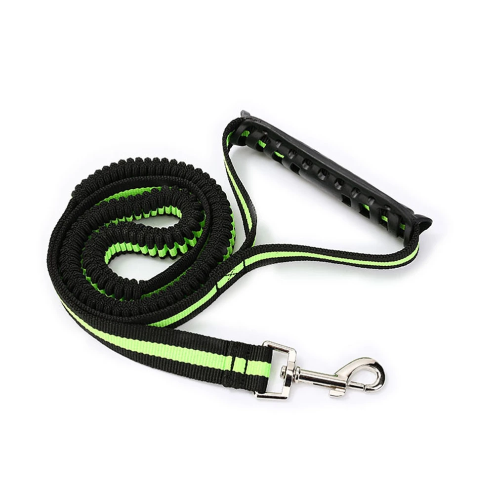 Reflective Pet Leash Elastic Dog Bungee Leash for Pets Running Hiking Jogging Waking (Green)