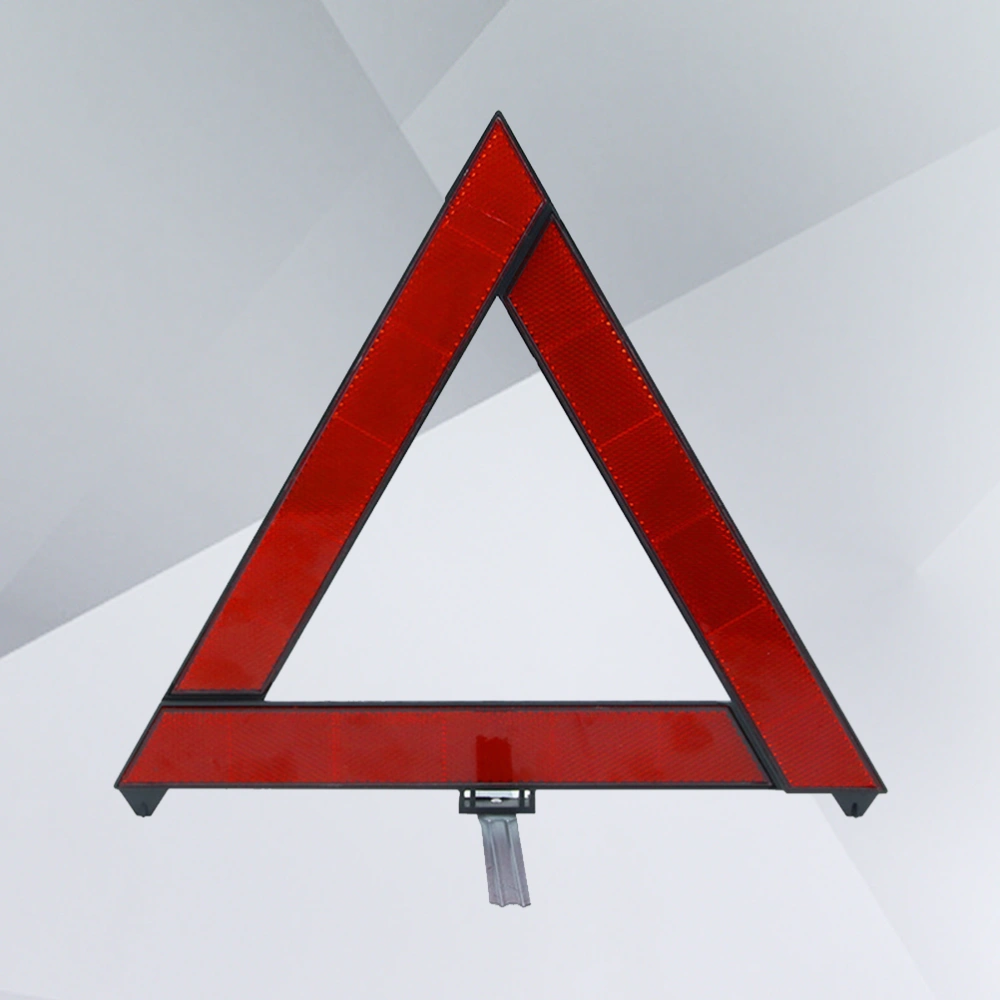 Emergency Warning Triangle Foldable Reflective Safety Sign Roadside Hazard Symbol