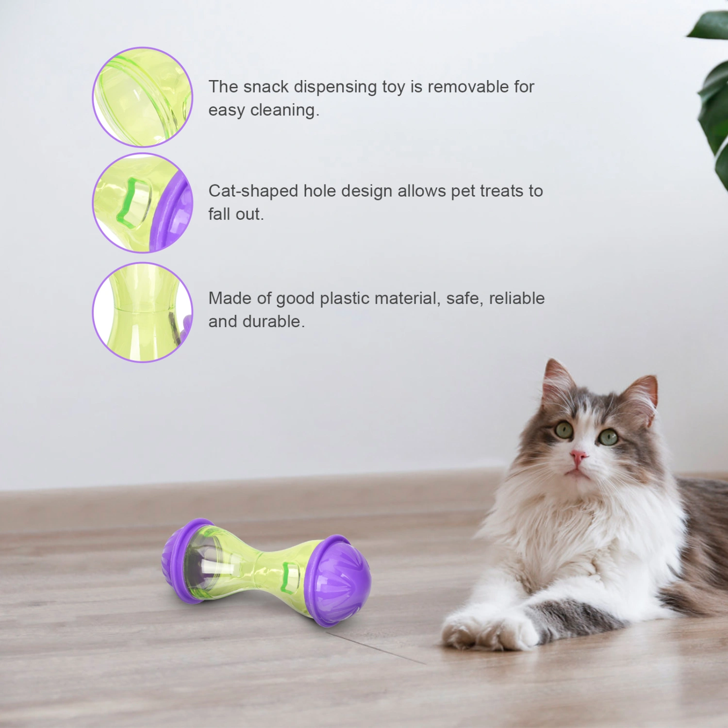 Dog Interactive Treat Dispensing Toy Dog Toy Multipurpose Dog Puzzle Toy Dog Treat Dispenser