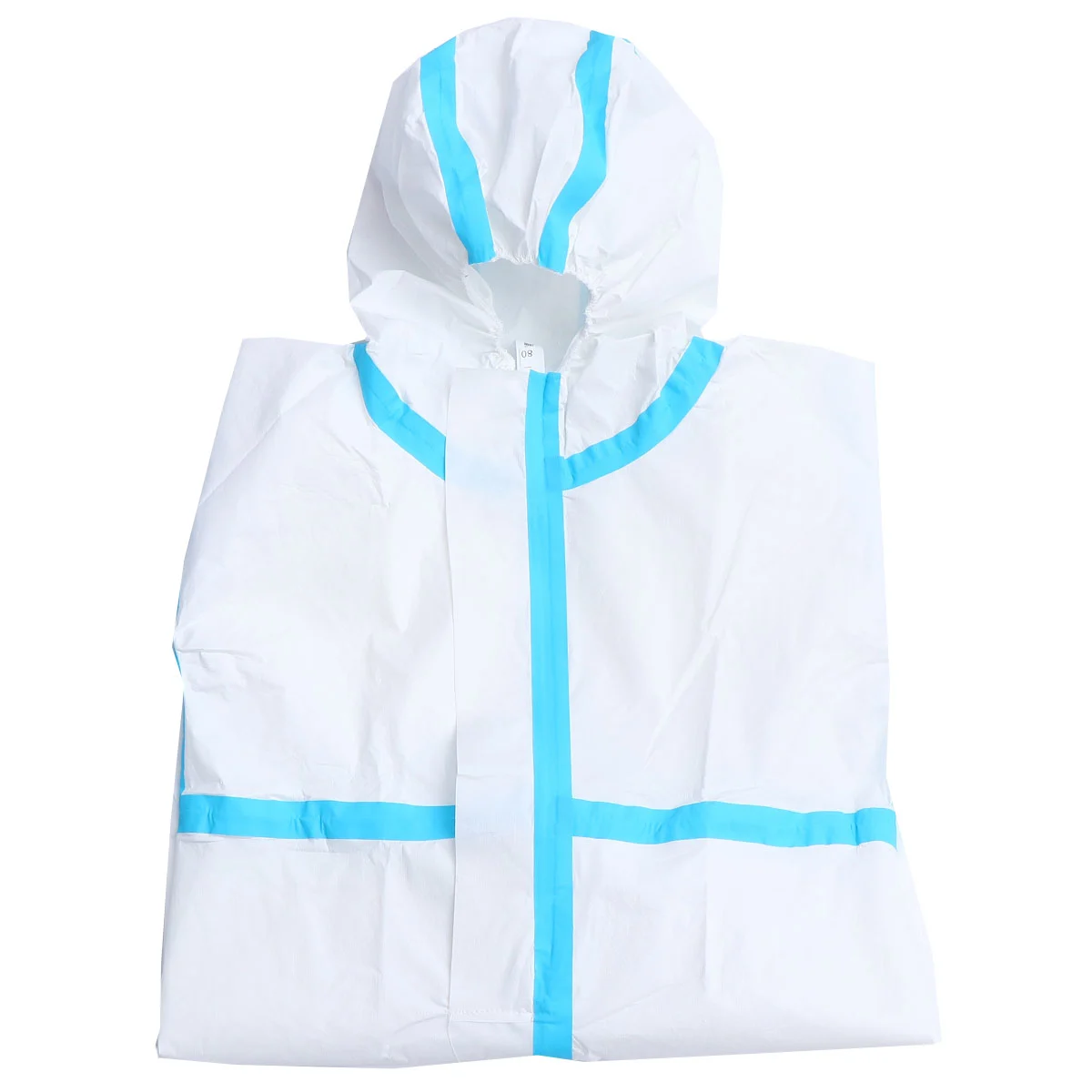 Disposable Nonwoven Coverall Full Security Protective Clothes Breathable Dust-proof Hooded Coat Labour Costume Suit for Child- Size 90 (Suitable for 85-100cm Kids)