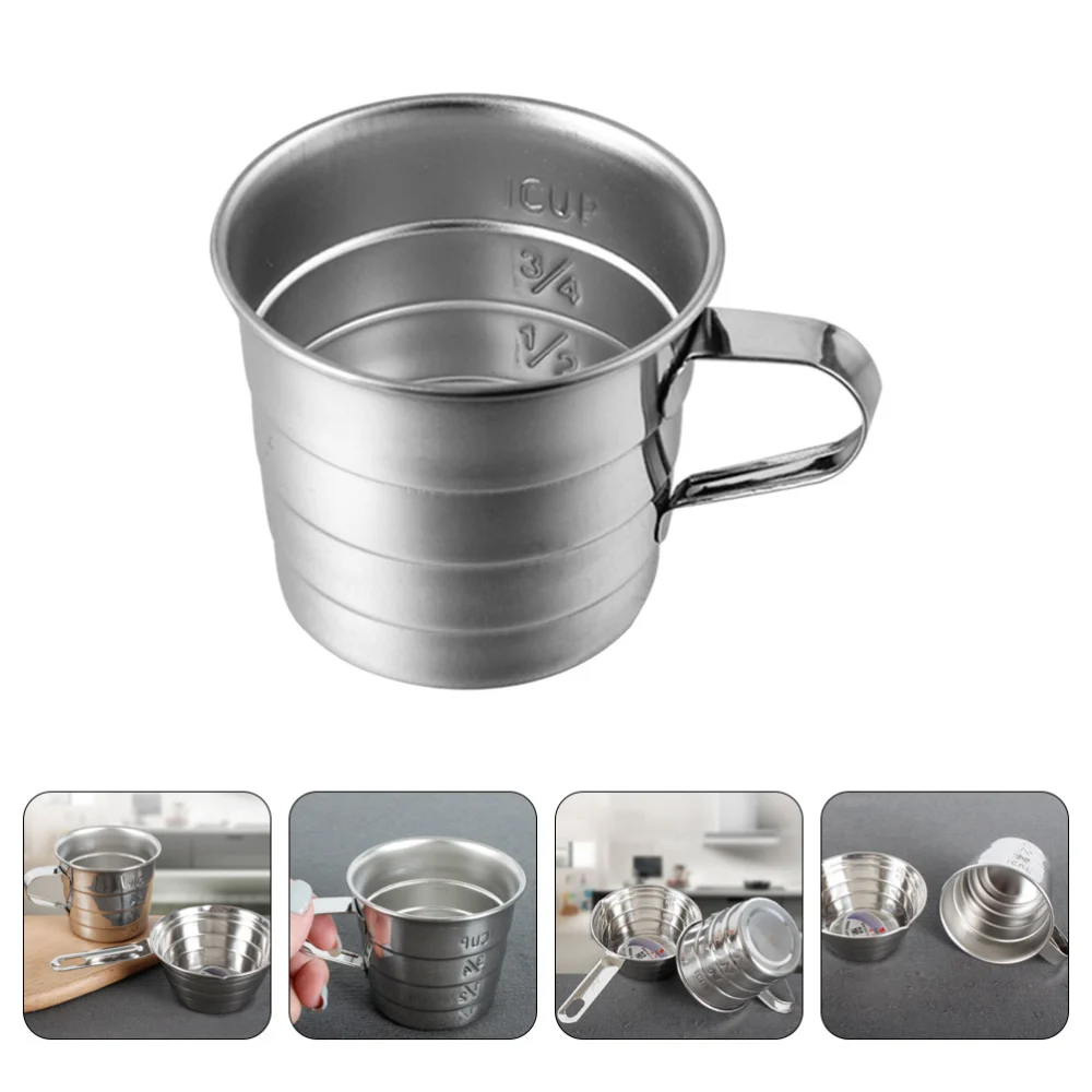 Measuring Cup Stainless Measuring Cup Baking Measuring Container Measuring Cylinder