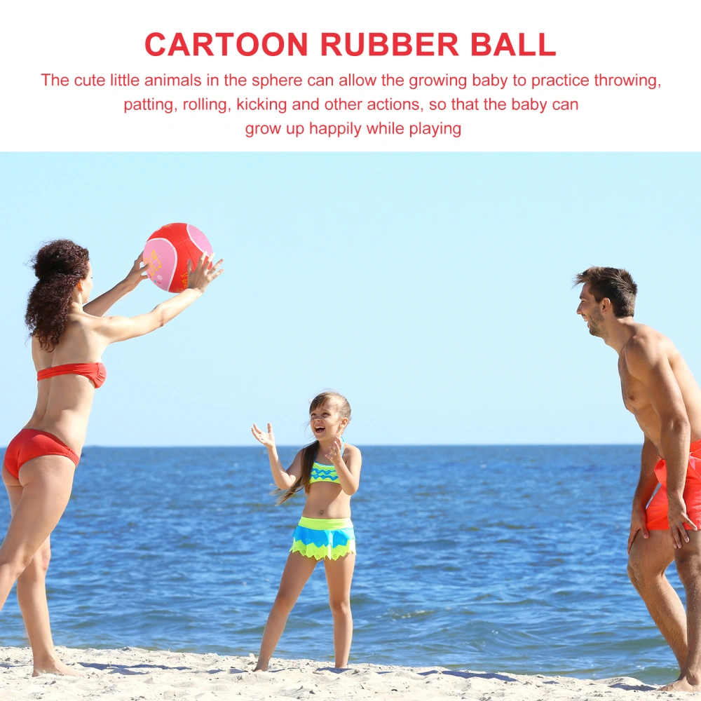 1 Pc Creative Ball Toy Adorable Cartoon Ball Practical Educational Plaything