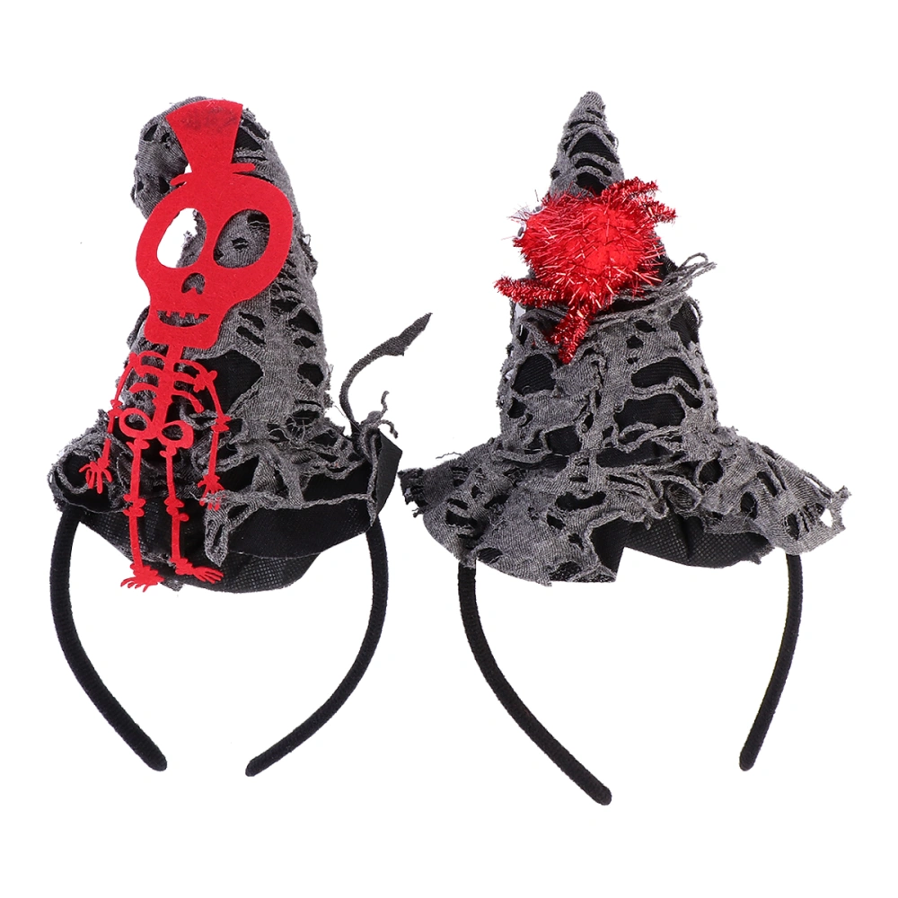 2pcs Halloween Witch Headwear Halloween Hair Halloween Costume Props