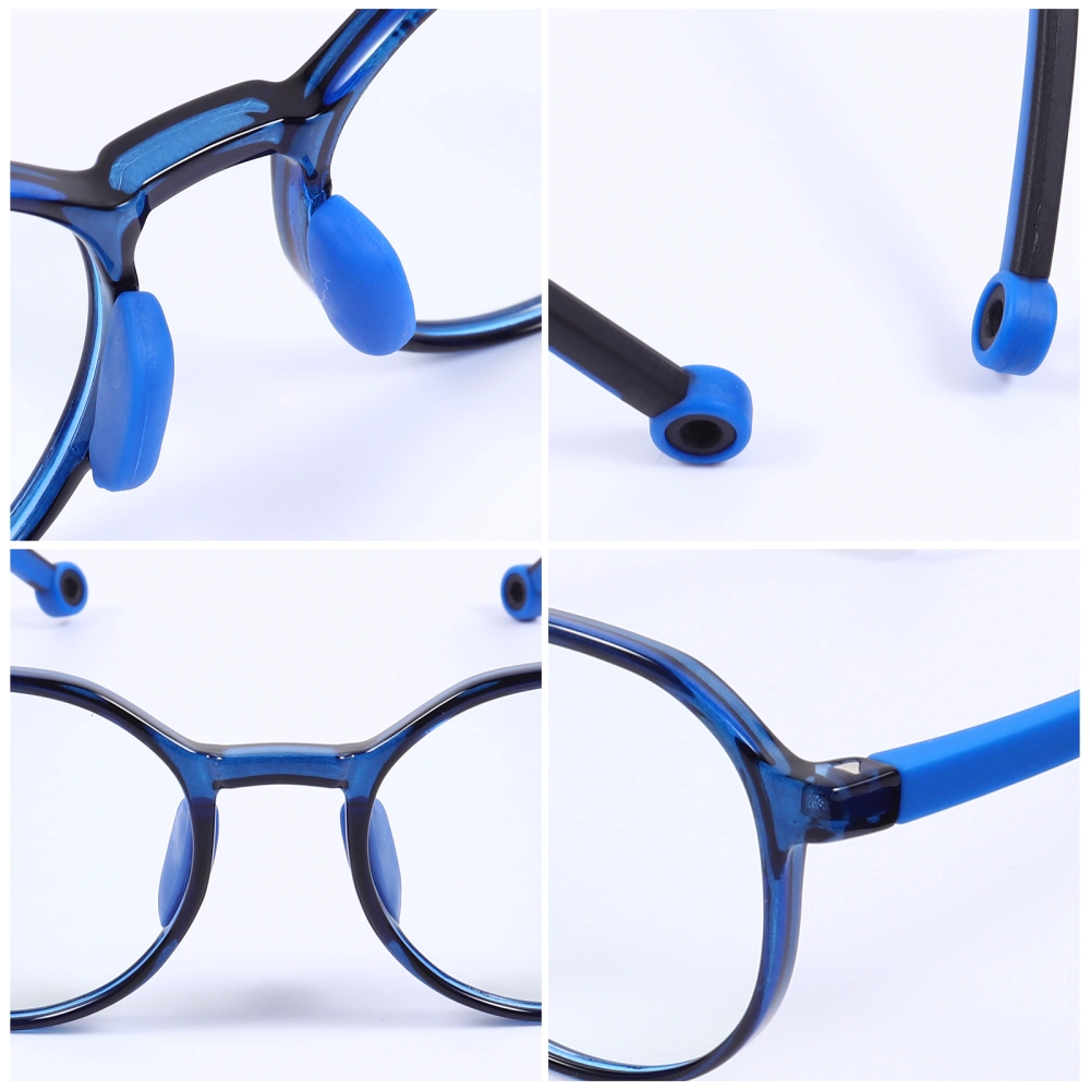 Children Anti-blue Light Glasses Simple Ultralight Full Frame Eyeglasses