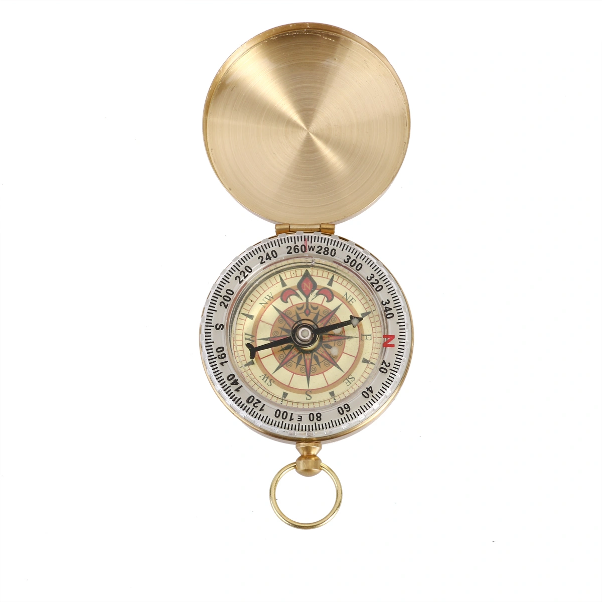 Classic Portable Pocket Watch Style Camping Compass Outdoor Hiking Hunting Navigation Accessories