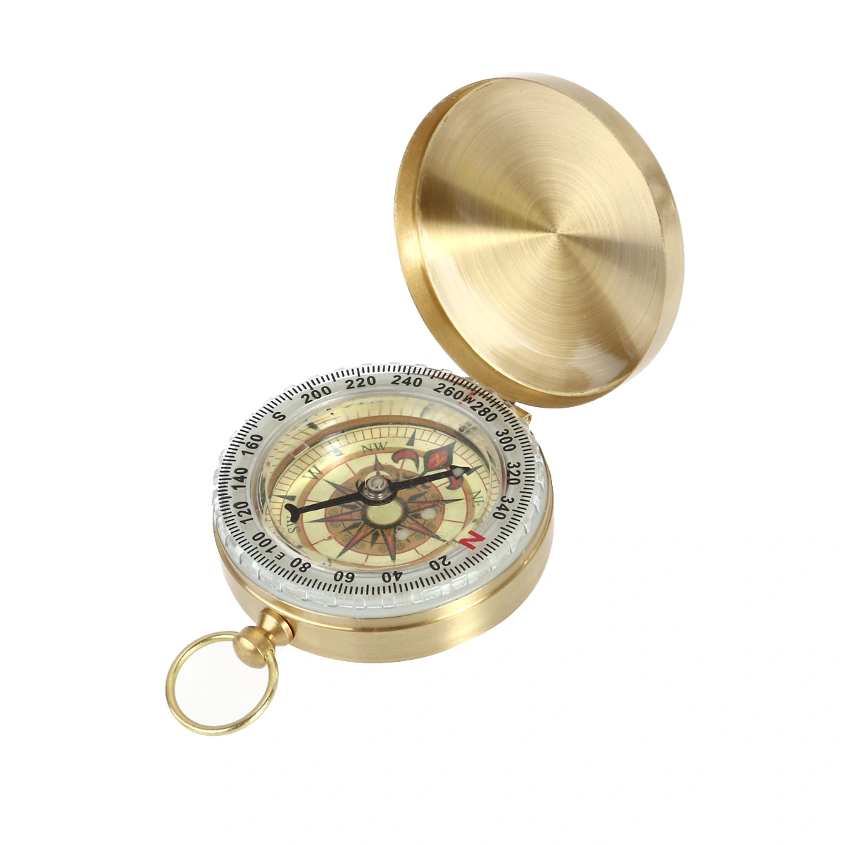 Classic Portable Pocket Watch Style Camping Compass Outdoor Hiking Hunting Navigation Accessories