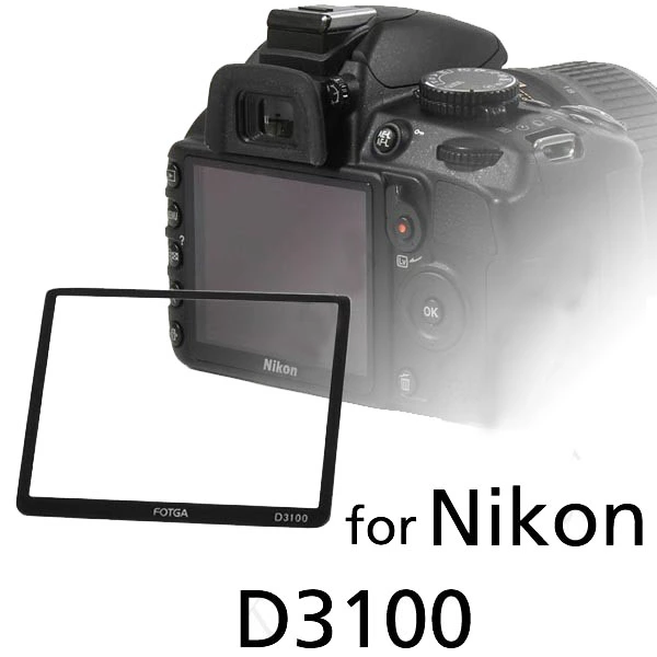 Genuine FOTGA Highly Transparent Optical Glass Camera LCD Screen Protector for Nikon D3100 Camera