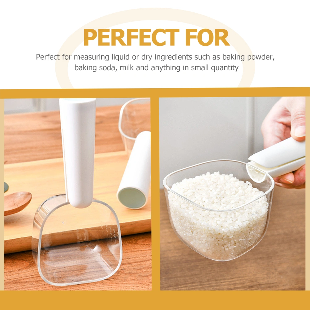 Plastic Rice Measuring Cup Kitchen Measurement Tool Flour Measuring Cup With Scale