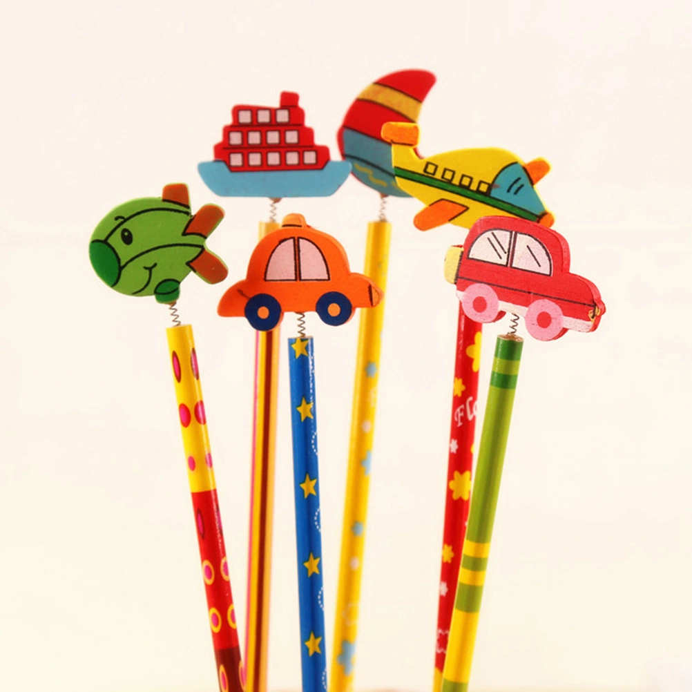 12PCS Graphite Pencil with Cartoon Boats Party Favors Birthday Christmas Gift for Students Children Kids