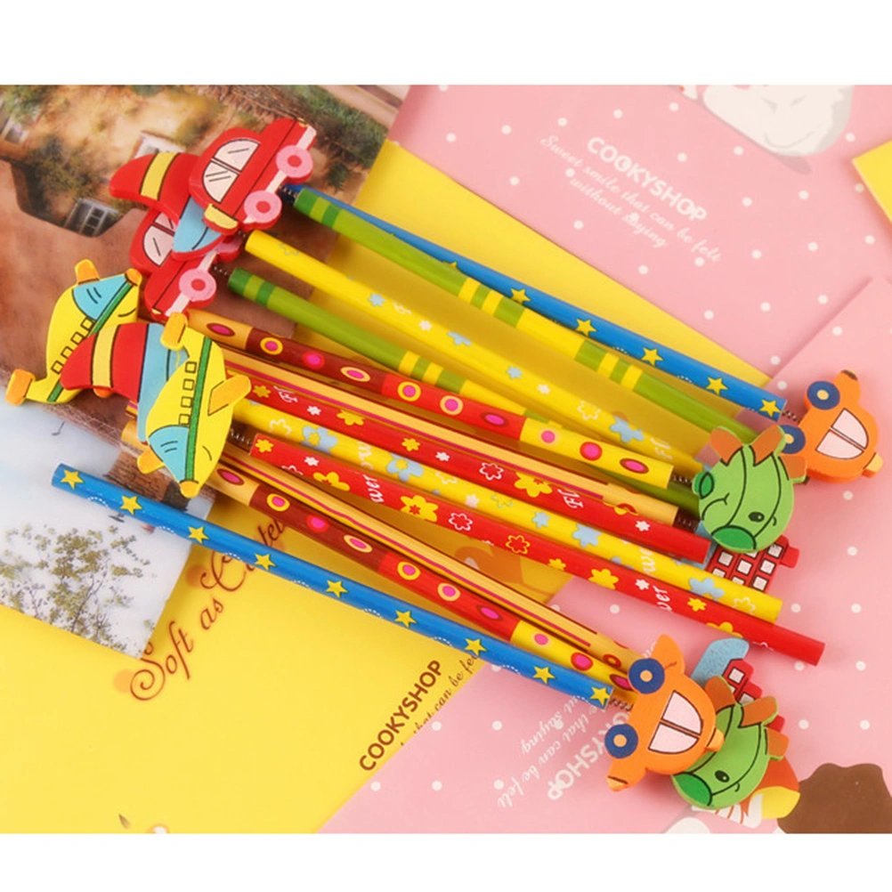 12PCS Graphite Pencil with Cartoon Boats Party Favors Birthday Christmas Gift for Students Children Kids