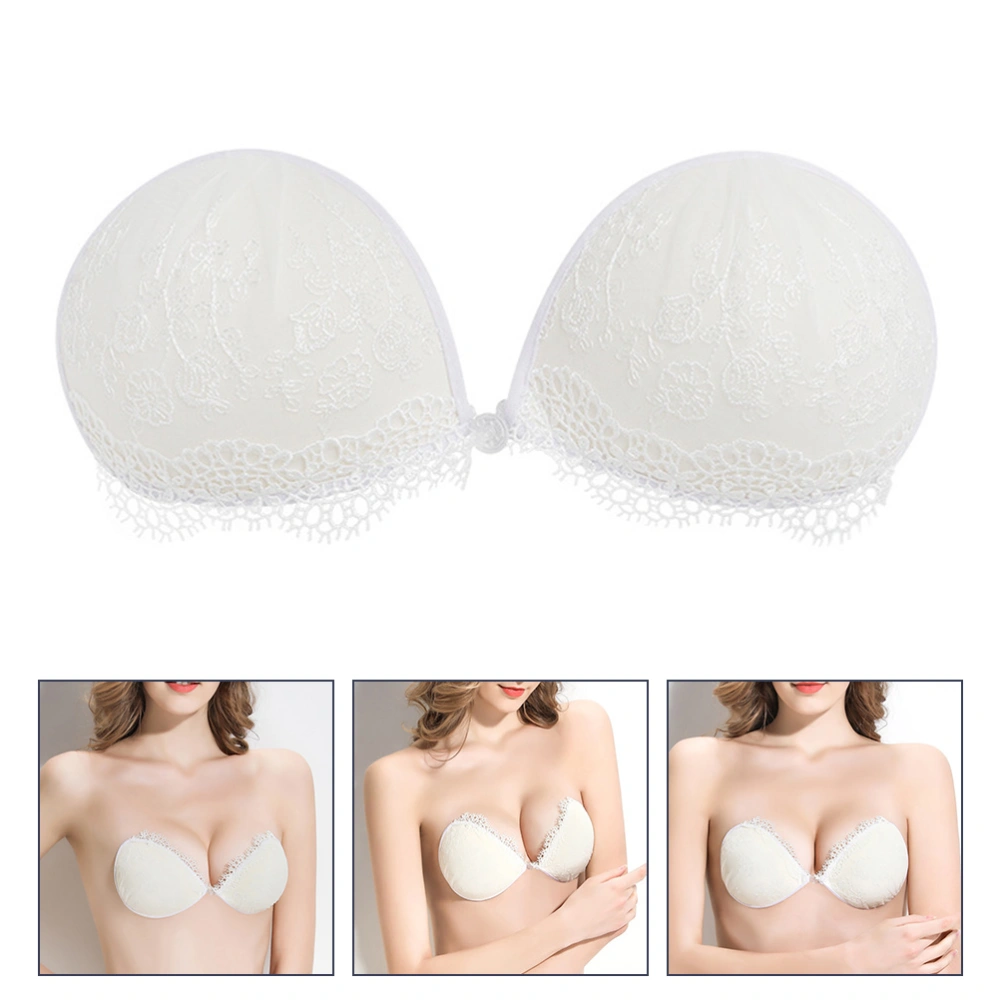 1 Pc Underwear Thickened Bosom Sticker Invisible Bra Boob Sticker (B-cup)