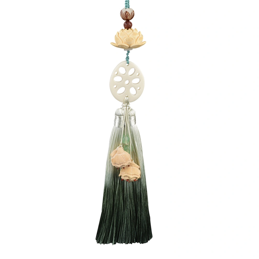 Tassel Hanging Pendant Bodhi Lotus Root Tassel Pendant Pretty Hanging Fashion Tassel