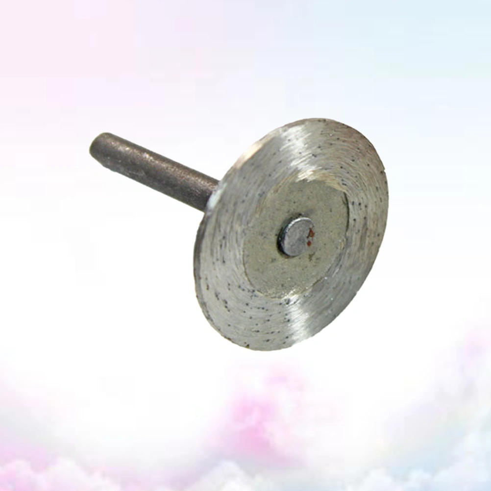 1 Pc Diamond Diamond Cutting Disc Rotary Power Tools Plus 40mm*6mm Handle (Silver)
