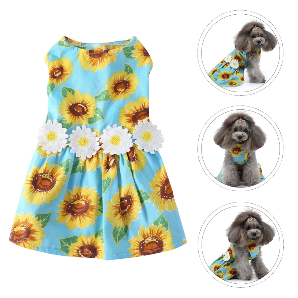 Summer Puppy Skirt Adorable Dog Dress Pet Party Dress Up Costume Clothing