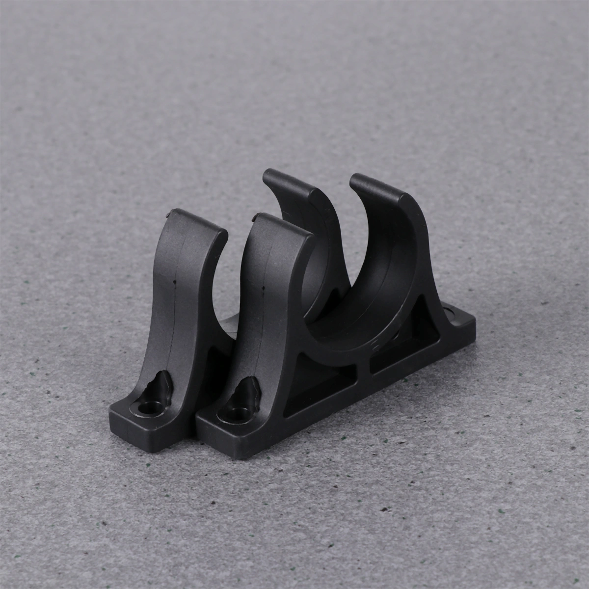 4PCS Plastic Boat Paddle Fixed Buckle Kayak Paddle Holder with 8PCS Screws (Black)