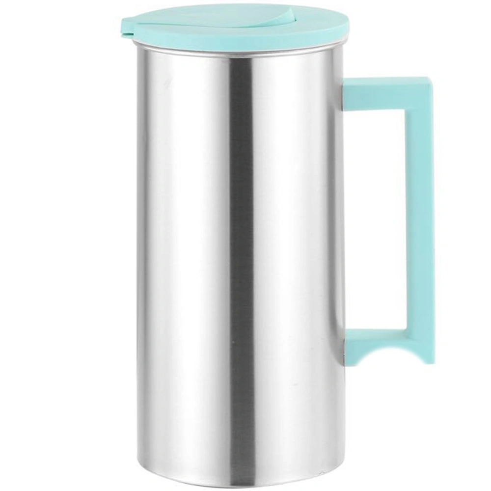 1Pc Cold Water Bottle Stainless Steel Large Capacity Juice Drinks Cold Water Cup Coffee Cup Water Cup (Nordic Green)