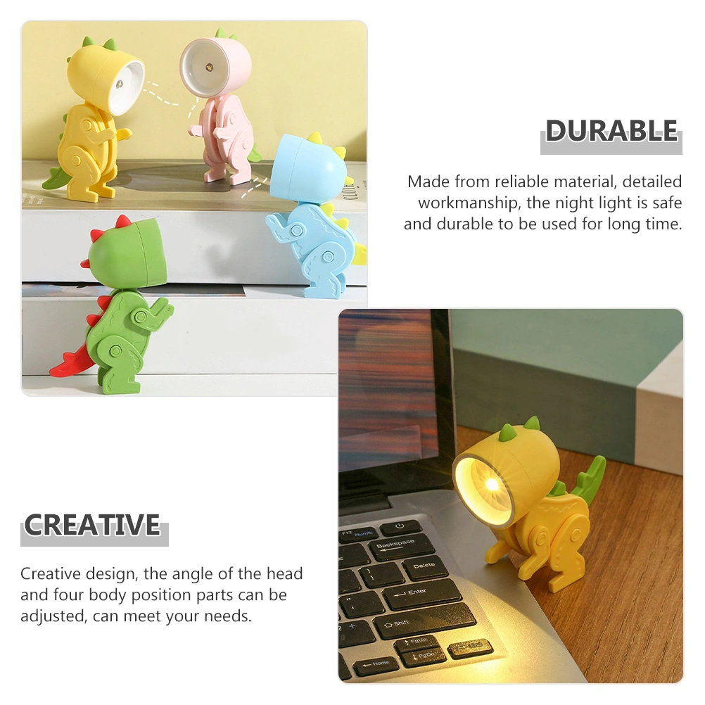 Cartoon Dinosaur Light Bedroom Night Lamp Mini LED Night Light Desktop Lovely Light