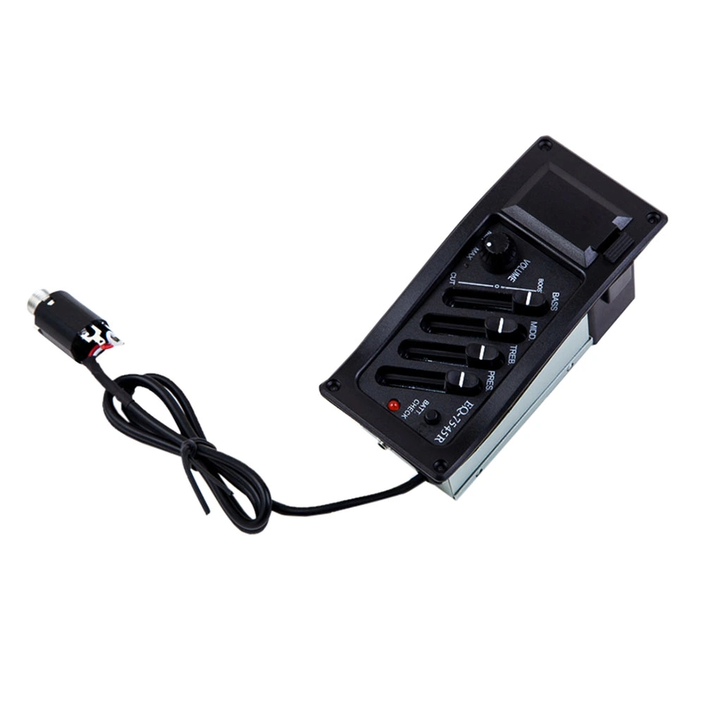 4-Band EQ Guitar Pickup Instrument Equipment Accessory for Acoustic Guitar