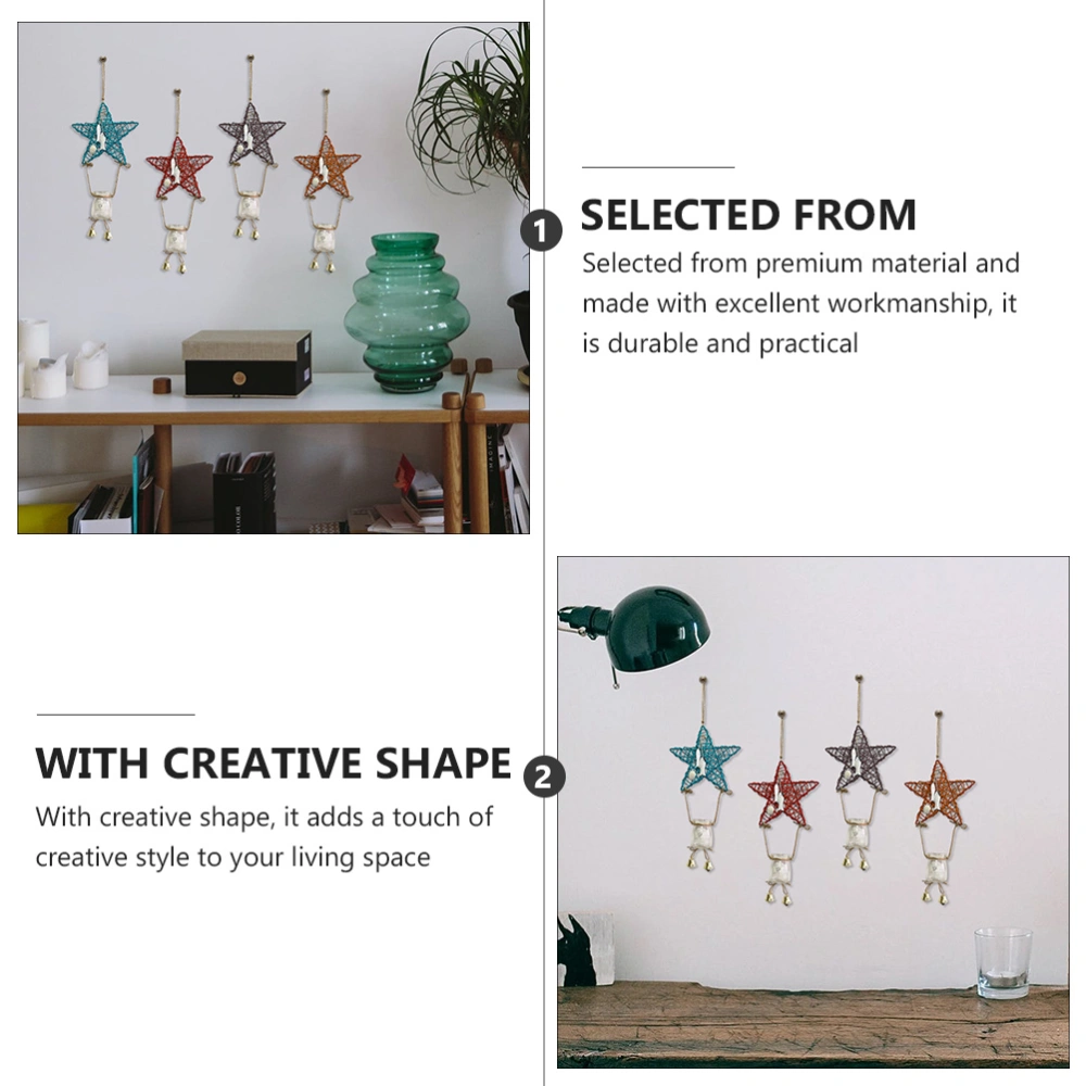 Creative Star Shaped Wall Hanging Planter Terrarium Container Hydroponic Vase