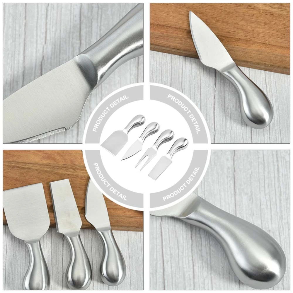 1 Set  Cheese Cutter Stainless Steel Multifunction Pizza Fork Shovel