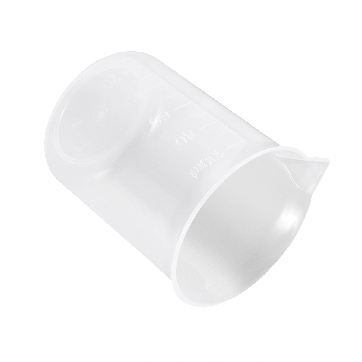 2 PCS 100mL PP Plastic Graduation Beakers Measuring Cups Liquid Container