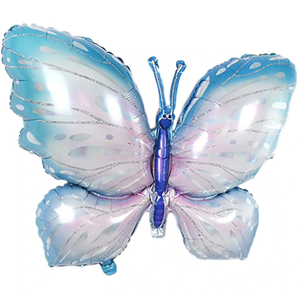 5pcs Cartoon Butterfly Foil Balloons Lovely Butterfly Shaped Inflatable Foil Balloons