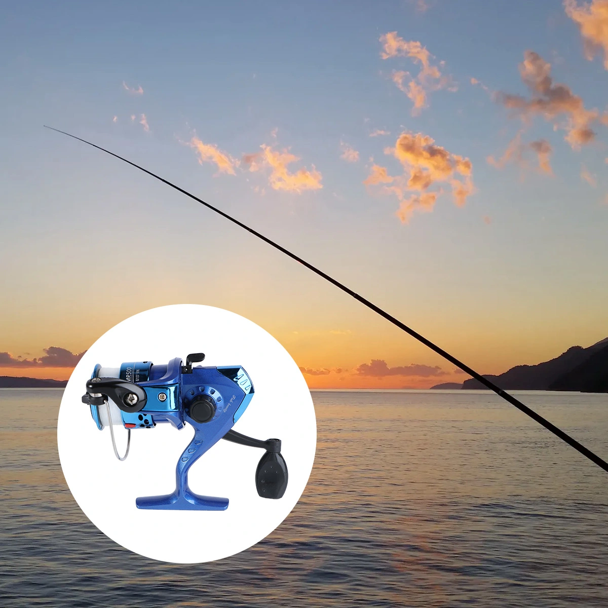 Fishing Reel Aluminum Fishing Reel for Fishing Outdoor (Random Color)