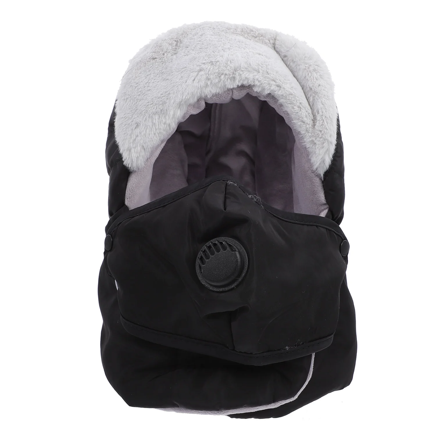 1 Set Winter Hat Mask Cotton Protective Hat Windproof Skiing Hat With Mask