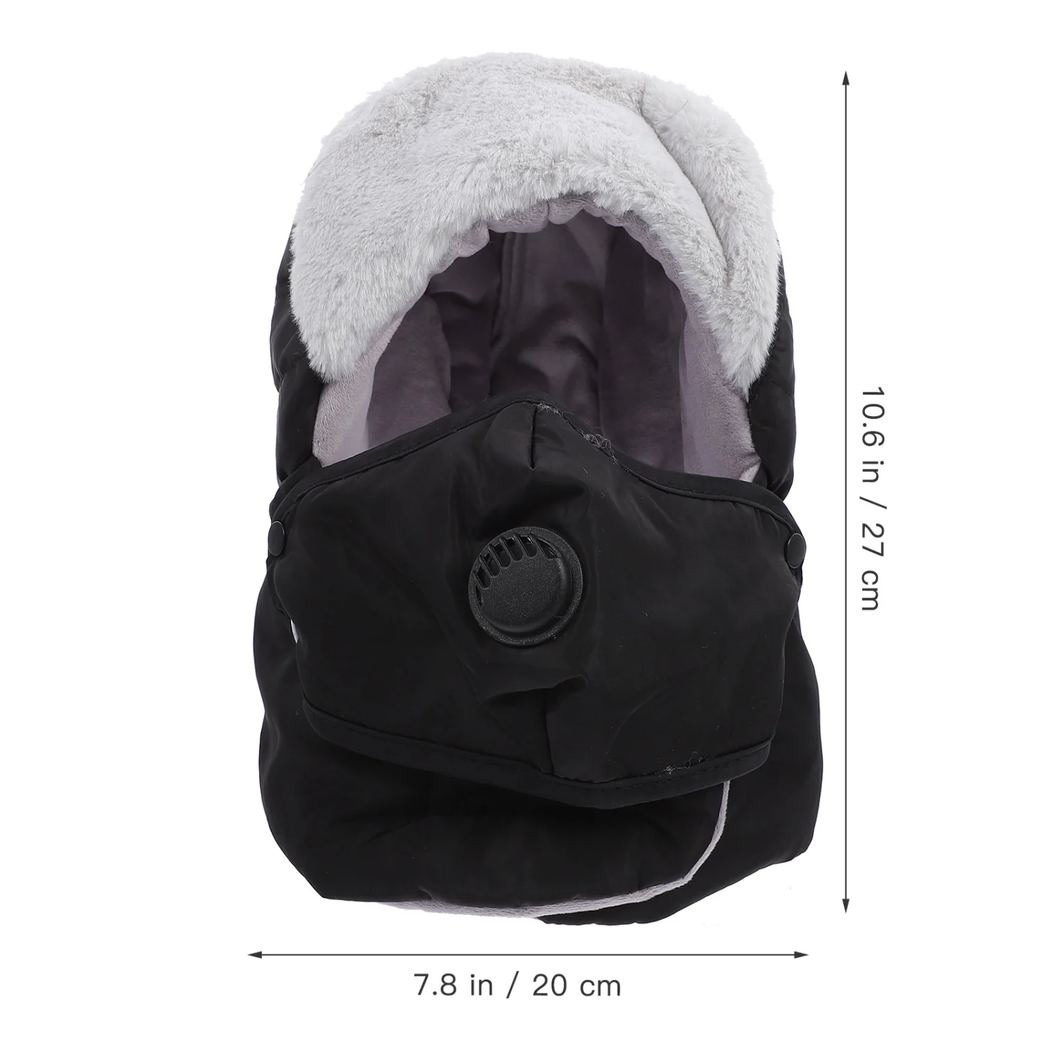 1 Set Winter Hat Mask Cotton Protective Hat Windproof Skiing Hat With Mask