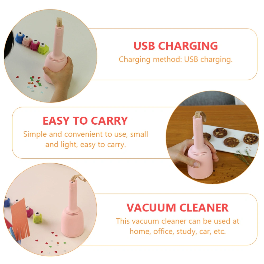 1 Set of Portable Dust Collector USB Charging Cleaner Practical Vacuum Cleaner