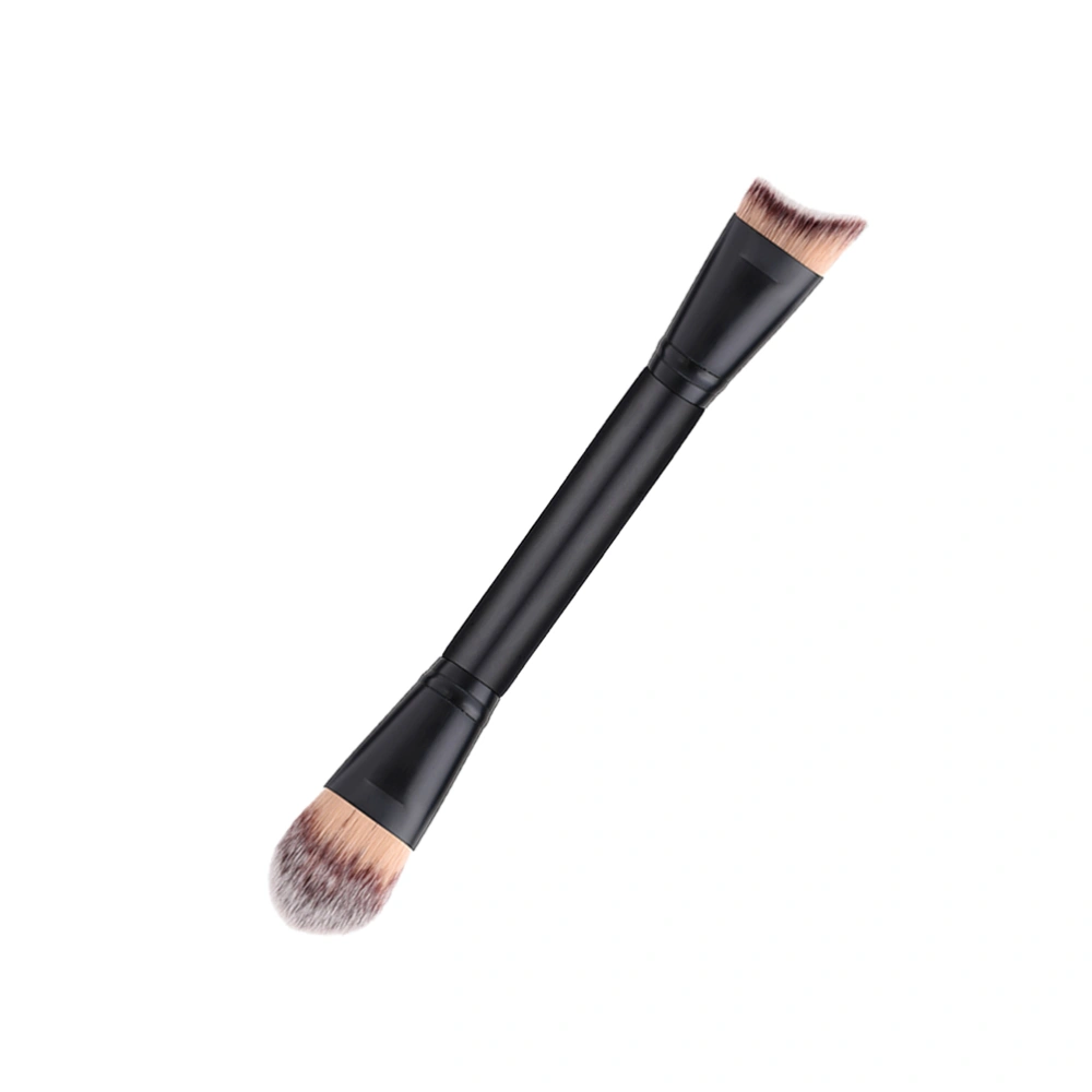 Dual Ended Brush Delicate Professional Powder and Cream Blending Makeup Brush(T-01-353)