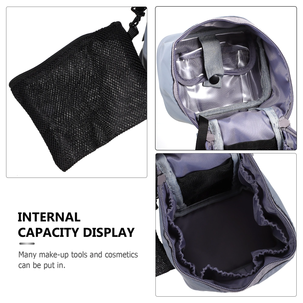 Portable Large Capacity Makeup Bag Waterproof Cosmetics Bag with Zipper