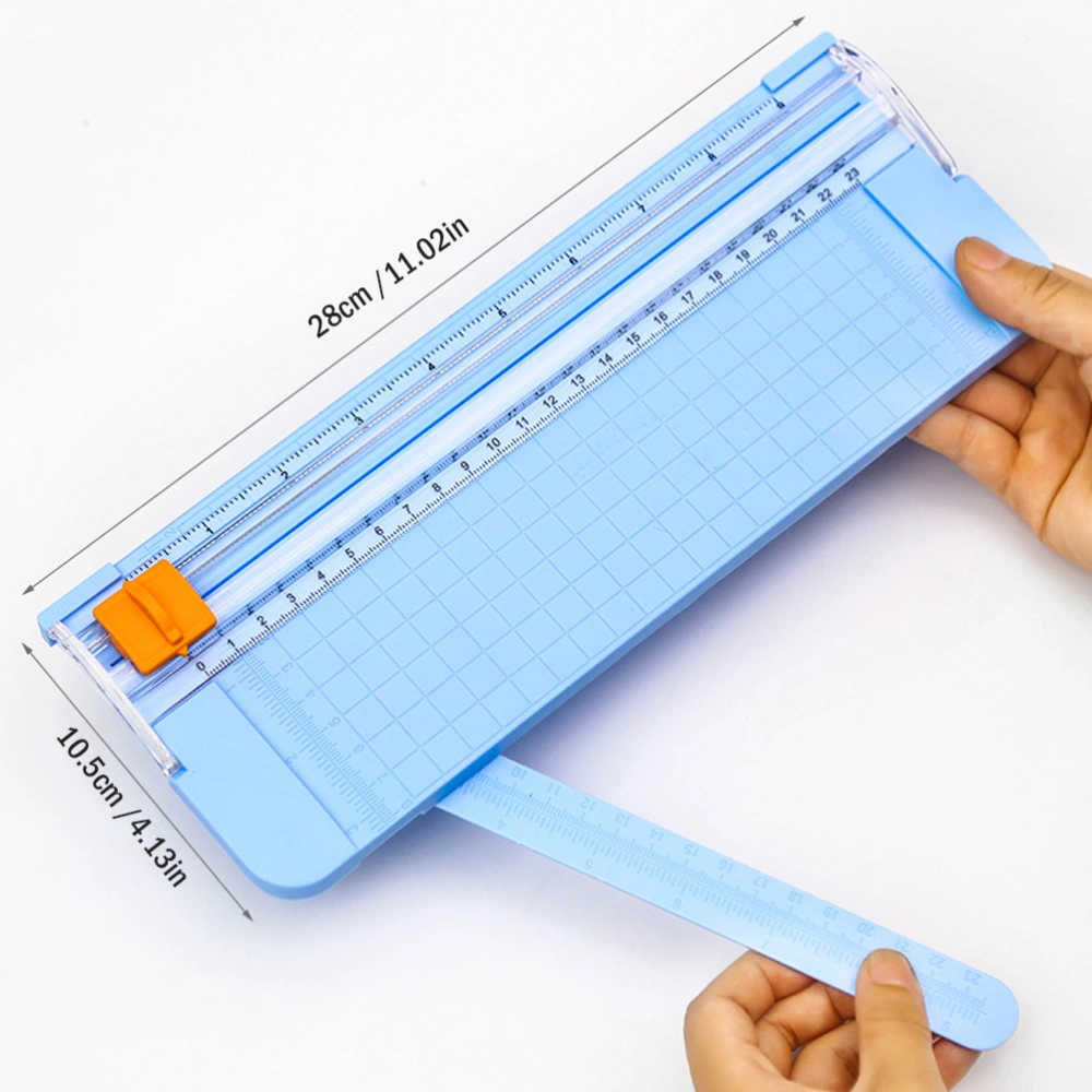 Mini Paper Cutter Manual Paper Cutter Portable Paper Trimmer Safety Paper Cutter for Scrapbook