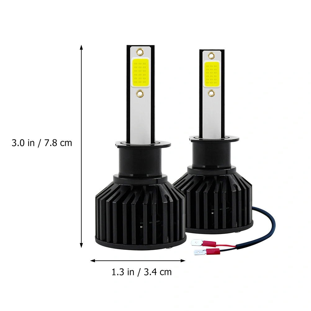 1 Pair H1 LED Bulb Car Work LED Headlight Bulb Waterproof Car Headlight Light