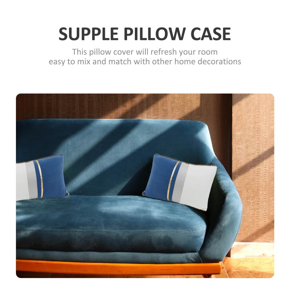 2Pcs Pillow Covers Supple Pillow Case Softer Cushion Covers Replaceable Pillowcase